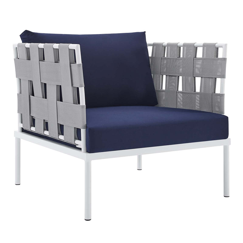 Harmony Sunbrella® Outdoor Patio Aluminum Armchair | Polyester by Modway