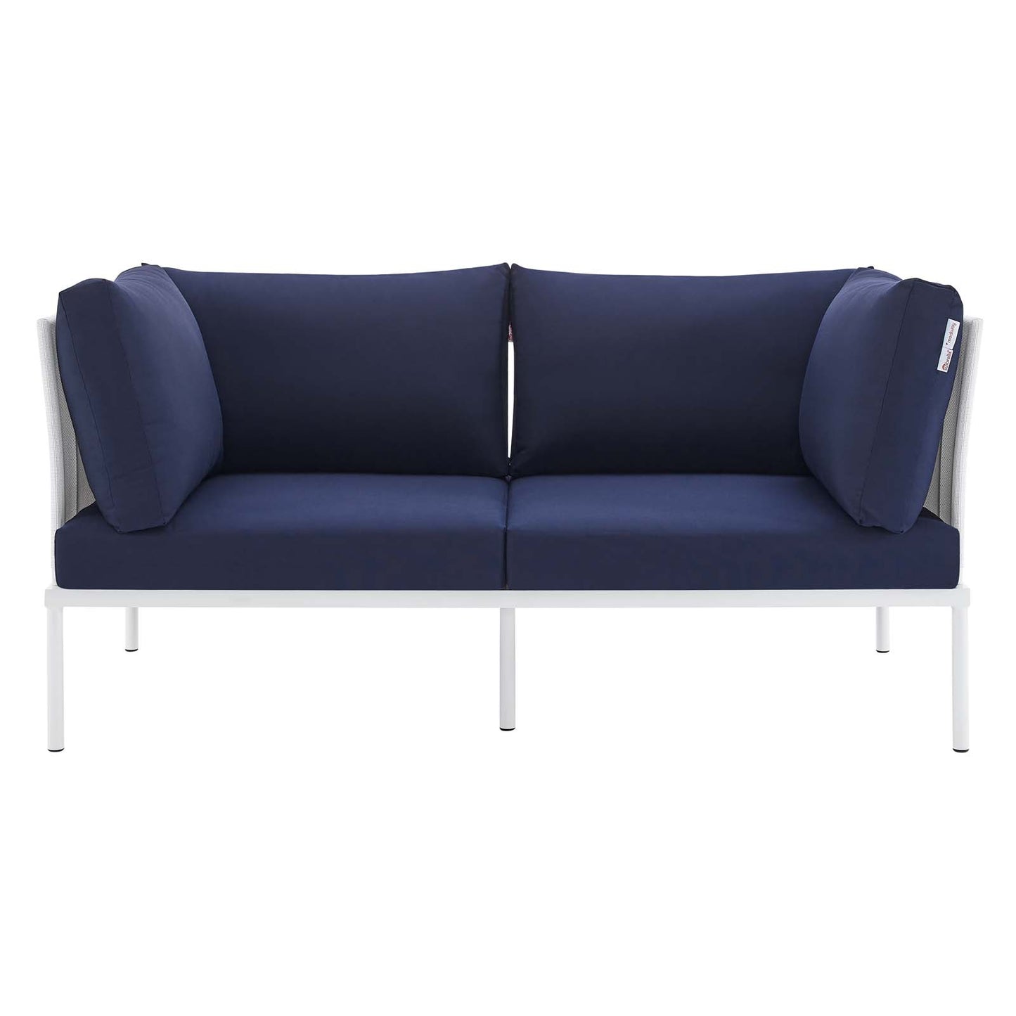 Harmony Sunbrella Outdoor Patio Aluminum Loveseat by Modway