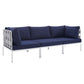 Harmony Sunbrella Outdoor Patio Aluminum Sofa | Polyester by Modway