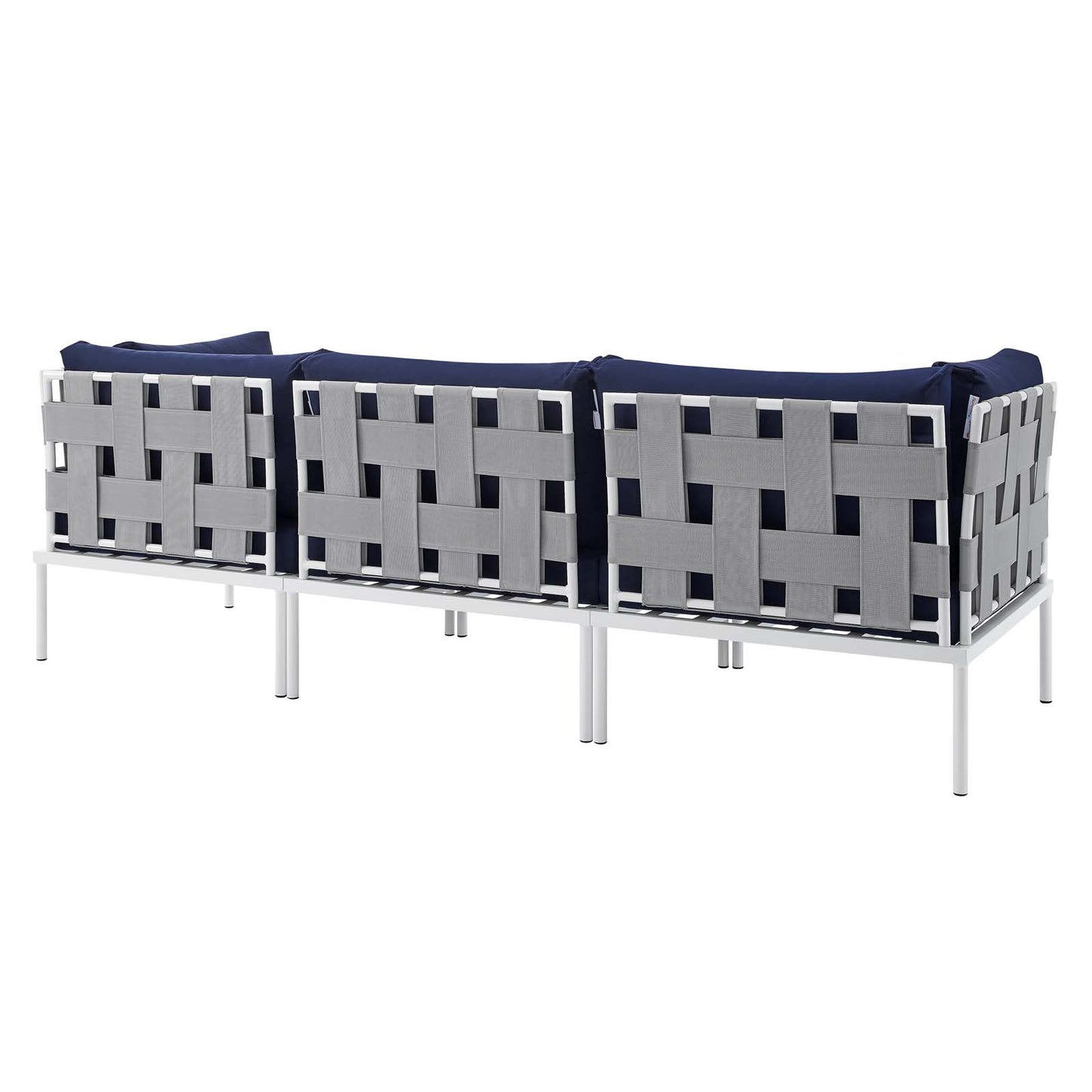 Harmony Sunbrella Outdoor Patio Aluminum Sofa | Polyester by Modway