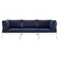 Harmony Sunbrella Outdoor Patio Aluminum Sofa | Polyester by Modway