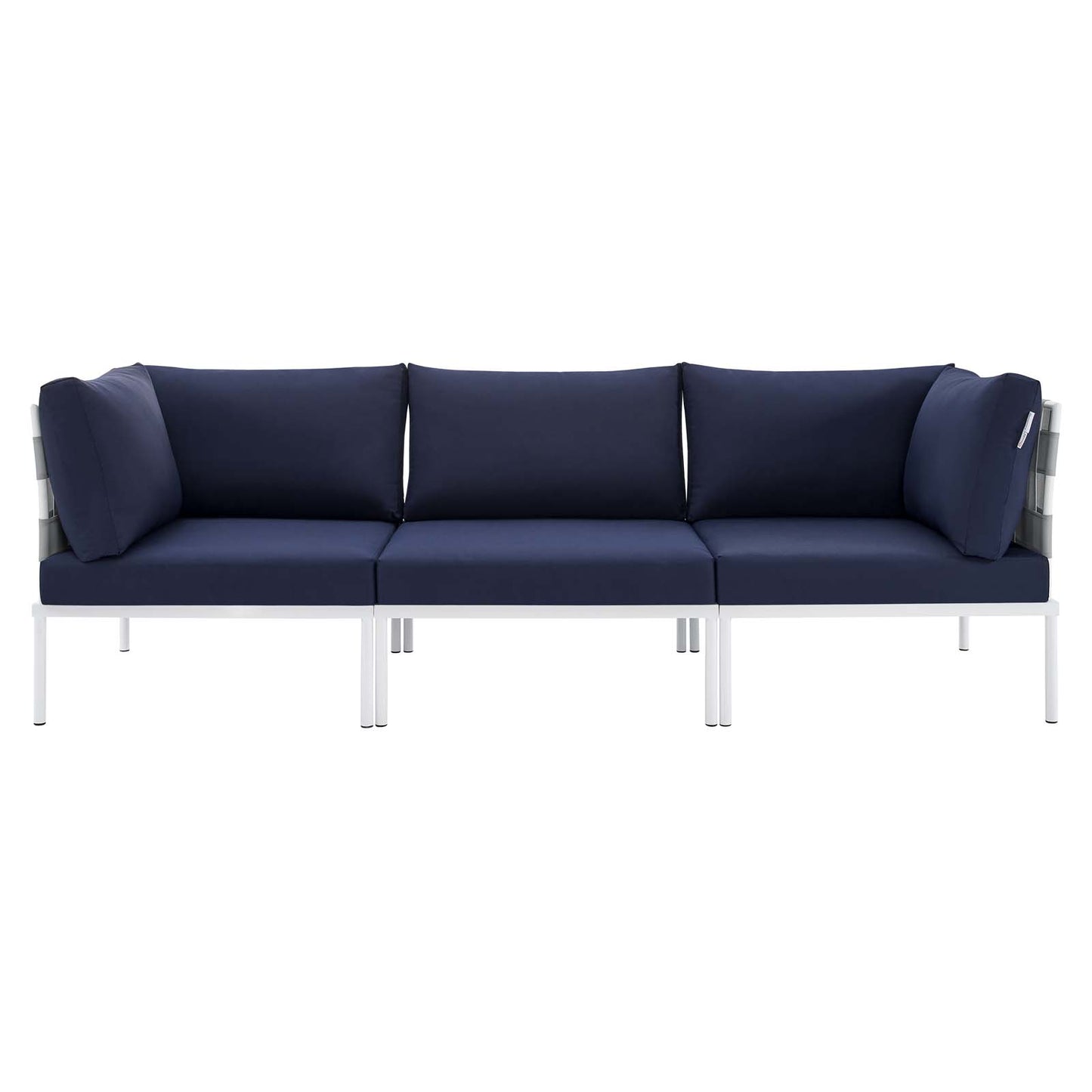 Harmony Sunbrella Outdoor Patio Aluminum Sofa | Polyester by Modway