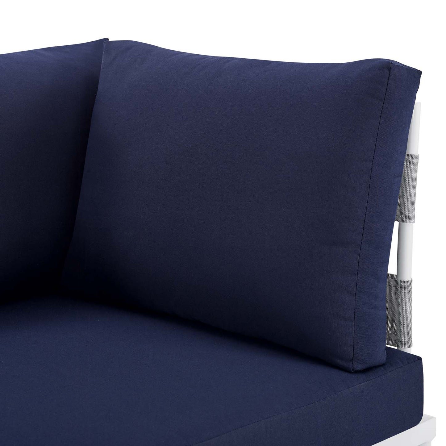 Harmony Sunbrella Outdoor Patio Aluminum Sofa | Polyester by Modway