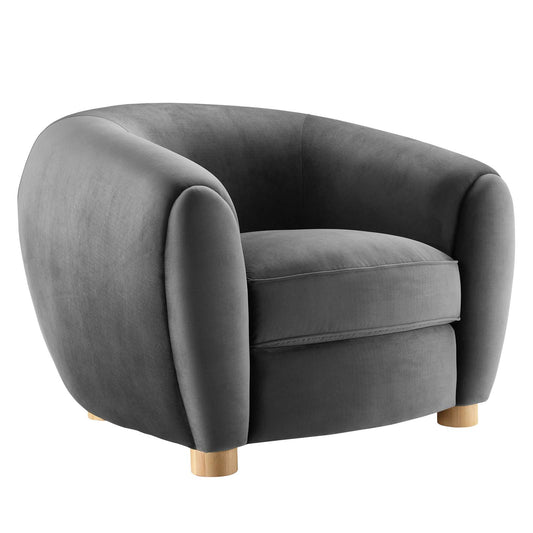 Abundant Performance Velvet Armchair by Modway