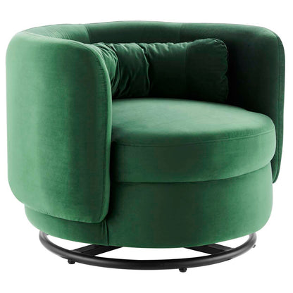 Relish Performance Velvet Performance Velvet Swivel Chair by Modway
