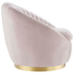Whirr Tufted Performance Velvet Performance Velvet Swivel Chair by Modway