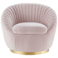 Whirr Tufted Performance Velvet Performance Velvet Swivel Chair by Modway