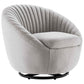 Whirr Tufted Fabric Fabric Swivel Chair | Polyester by Modway