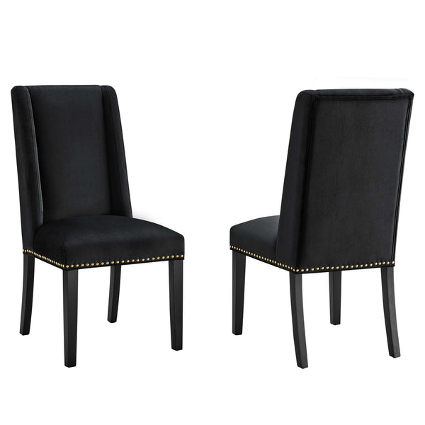 Baron Performance Velvet Dining Chairs (Set of 2) by Modway