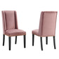 Baron Performance Velvet Dining Chairs (Set of 2) by Modway
