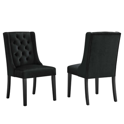Baronet Performance Velvet Dining Chairs (Set of 2) by Modway