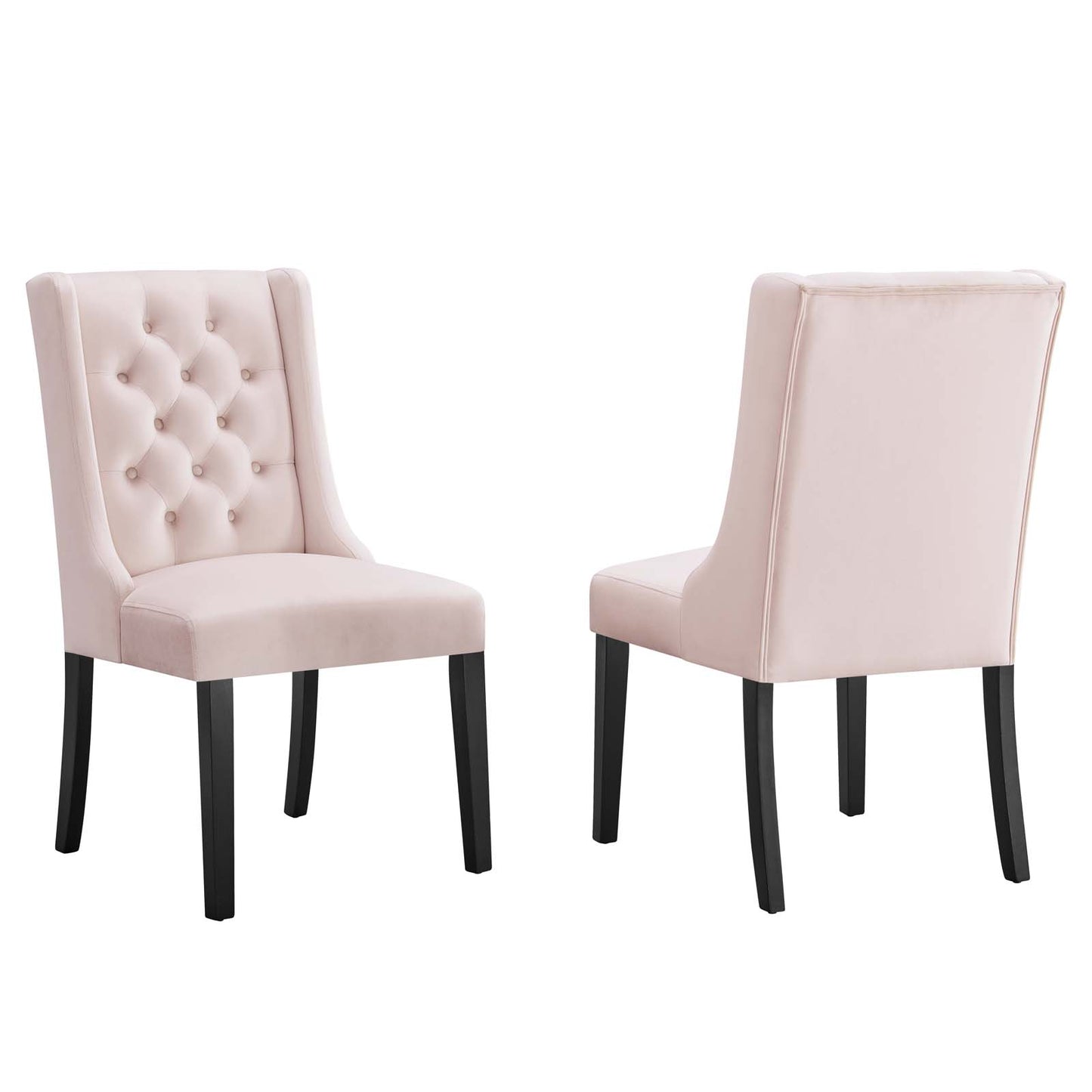 Baronet Performance Velvet Dining Chairs (Set of 2) by Modway