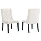 Baronet Performance Velvet Dining Chairs (Set of 2) by Modway