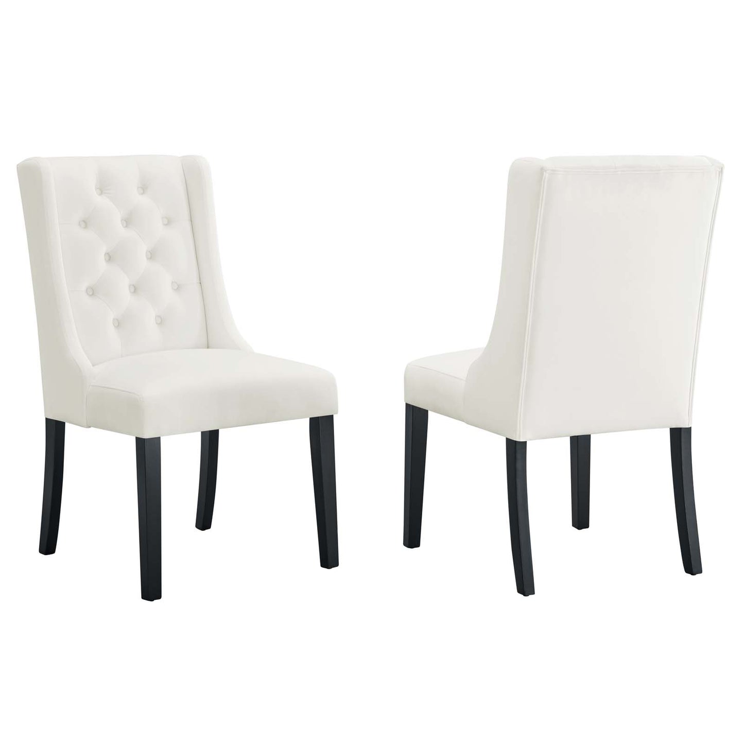 Baronet Performance Velvet Dining Chairs (Set of 2) by Modway