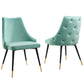 Adorn Dining Side Chair Performance Velvet Set of 2 by Modway