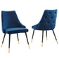 Adorn Dining Side Chair Performance Velvet Set of 2 by Modway