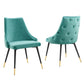 Adorn Dining Side Chair Performance Velvet Set of 2 by Modway