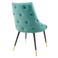 Adorn Dining Side Chair Performance Velvet Set of 2 by Modway