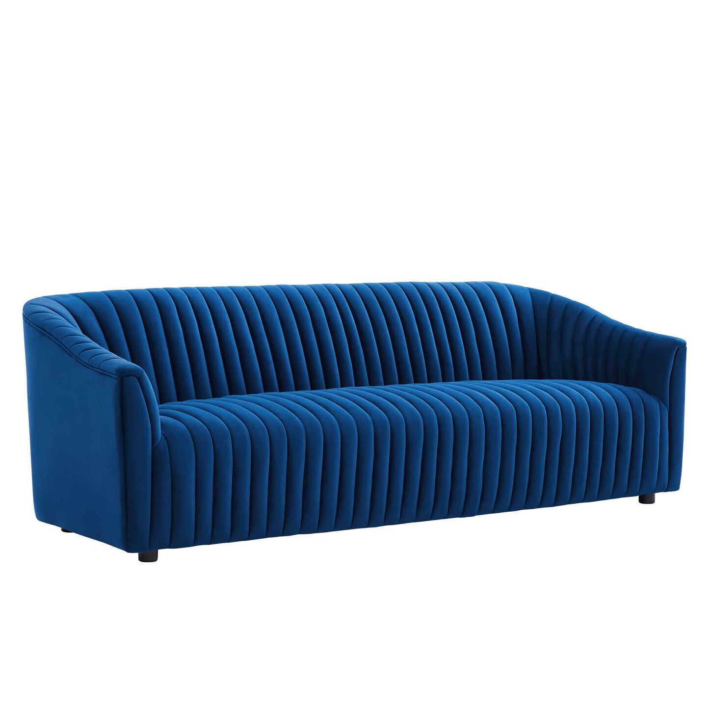 Announce Performance Velvet Channel Tufted Sofa by Modway