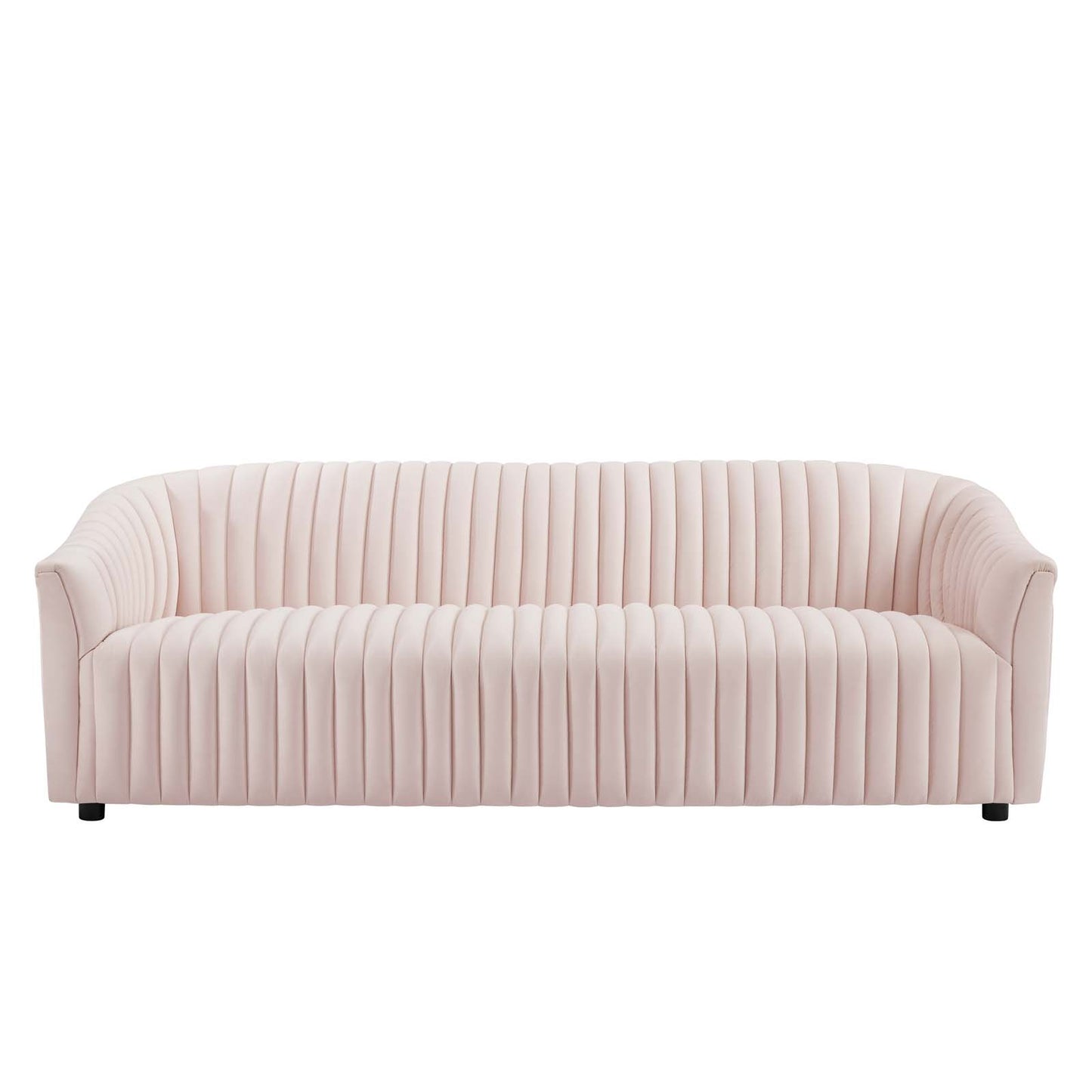 Announce Performance Velvet Channel Tufted Sofa by Modway