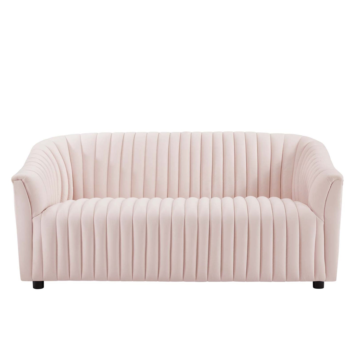 Announce Performance Velvet Channel Tufted Loveseat by Modway