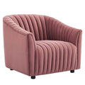 Announce Performance Velvet Channel Tufted Armchair by Modway