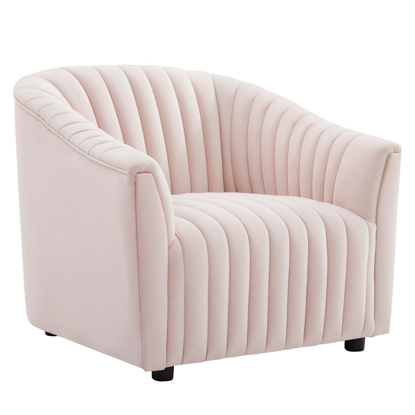 Announce Performance Velvet Channel Tufted Armchair by Modway