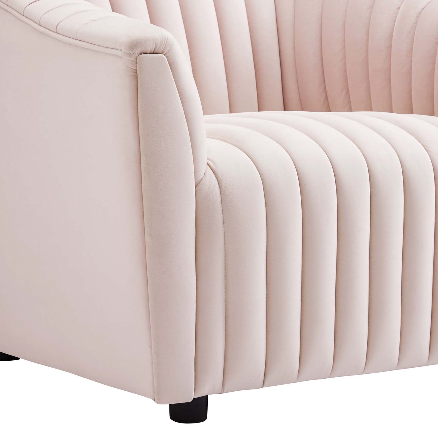 Announce Performance Velvet Channel Tufted Armchair by Modway