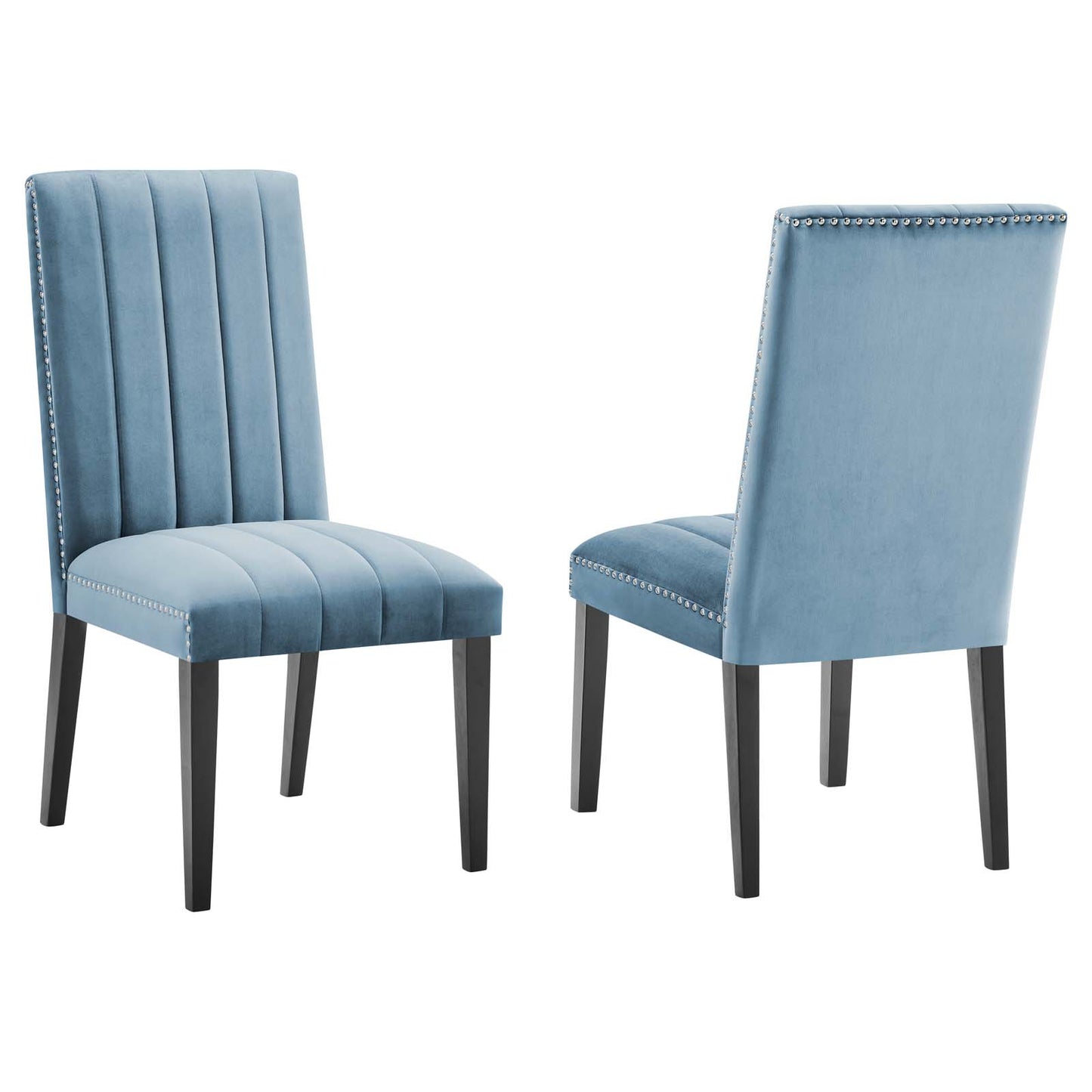 Catalyst Performance Velvet Dining Side Chairs - Set of 2 by Modway