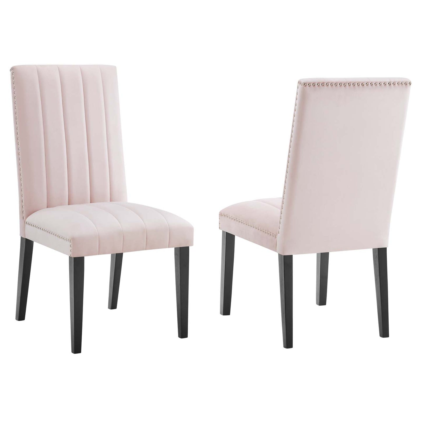 Catalyst Performance Velvet Dining Side Chairs - Set of 2 by Modway