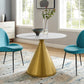 Tupelo 40" Artificial Marble Dining Table by Modway