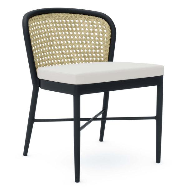 Melbourne Outdoor Patio Dining Side Chair in Ivory White by Modway