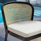 Melbourne Outdoor Patio Dining Side Chair in Ivory White by Modway