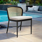 Melbourne Outdoor Patio Dining Side Chair in Ivory White by Modway