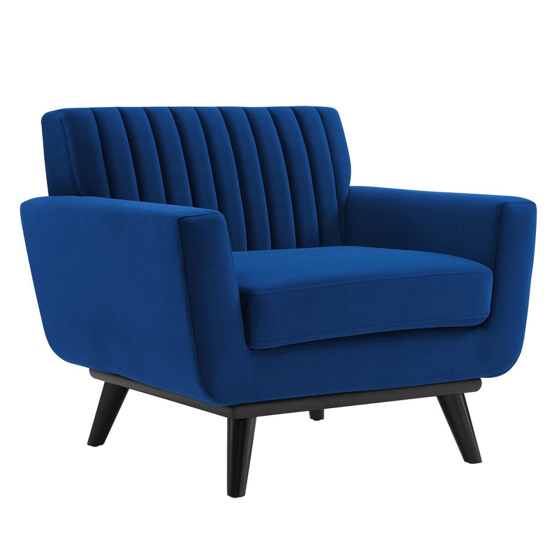 Engage Channel Tufted Performance Velvet Armchair by Modway