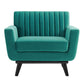 Engage Channel Tufted Performance Velvet Armchair by Modway