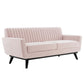 Engage Channel Tufted Performance Velvet Loveseat by Modway
