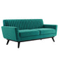 Engage Channel Tufted Performance Velvet Loveseat by Modway