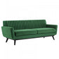 Engage Channel Tufted Performance Velvet Sofa by Modway