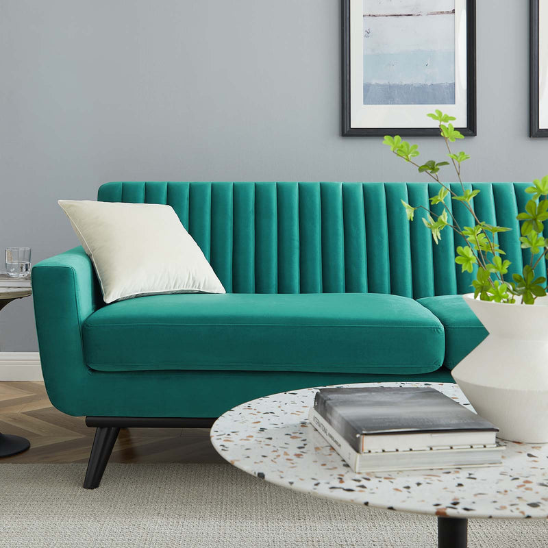 Engage Channel Tufted Performance Velvet Sofa by Modway