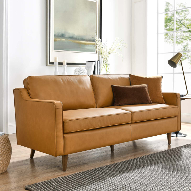 Impart Genuine Leather Sofa by Modway