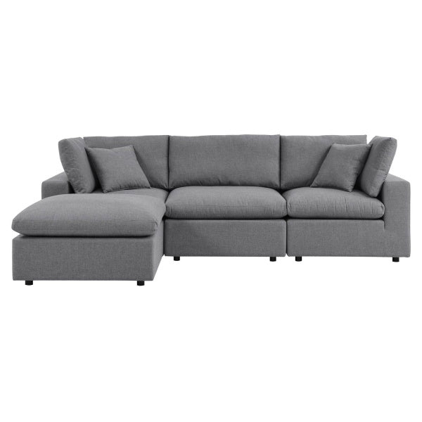 Commix 4-Piece Sunbrella Outdoor Patio Sectional Sofa by Modway