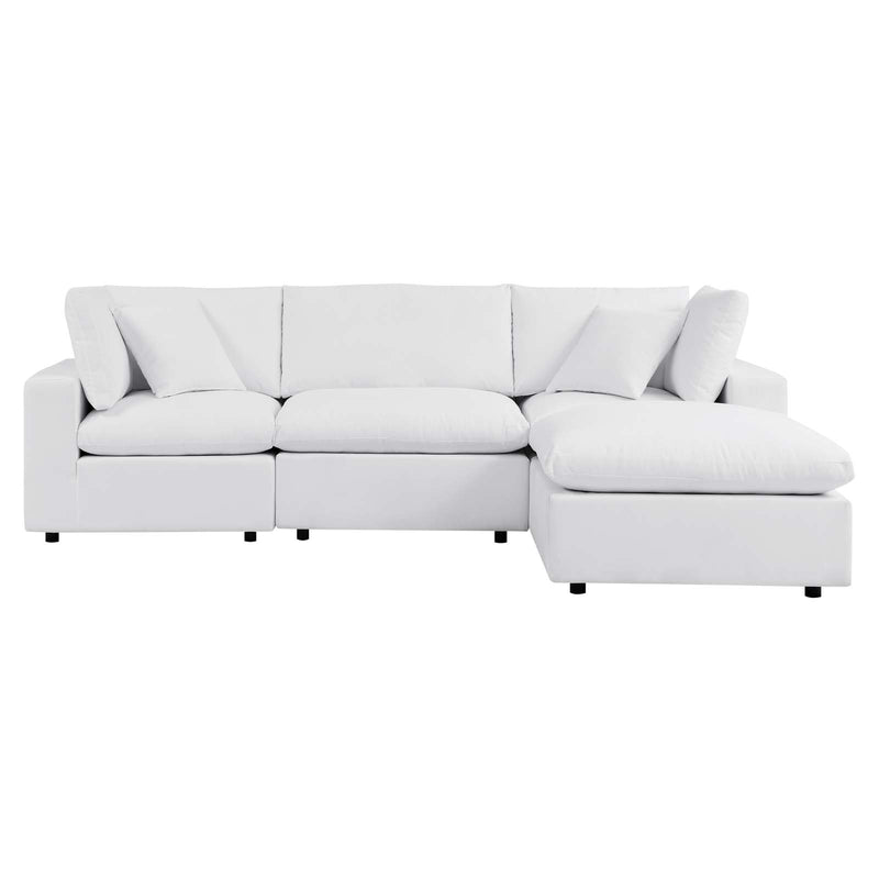 Commix 4-Piece Sunbrella Outdoor Patio Sectional Sofa by Modway