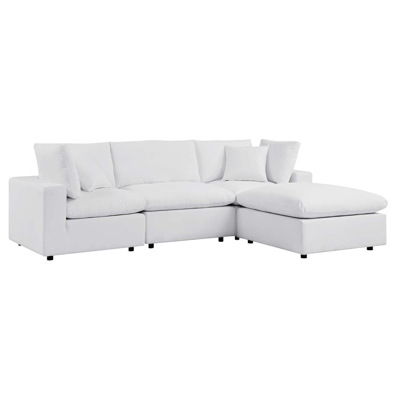 Commix 4-Piece Sunbrella Outdoor Patio Sectional Sofa by Modway