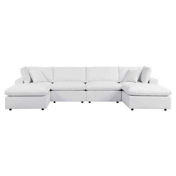 Commix 6-Piece Sunbrella Outdoor Patio Sectional Sofa by Modway
