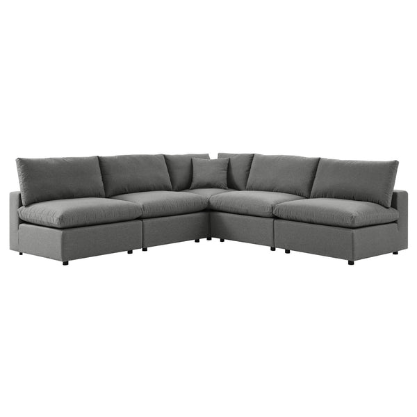 Commix 5-Piece Outdoor Patio Sectional Sofa by Modway