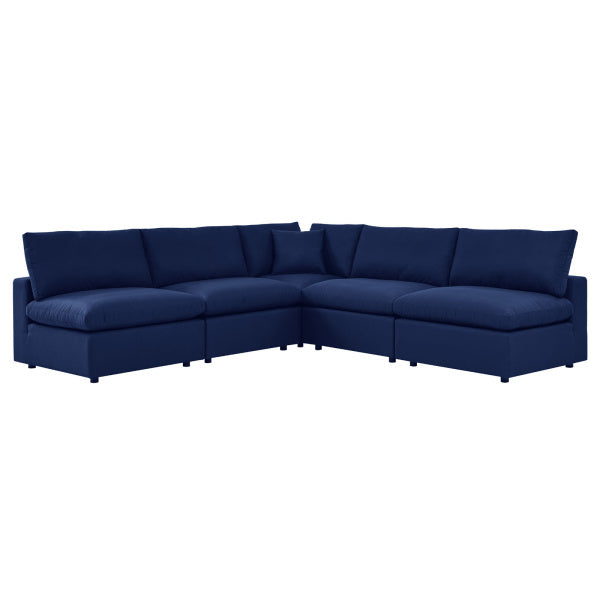 Commix 5-Piece Sunbrella Outdoor Patio Sectional Sofa by Modway