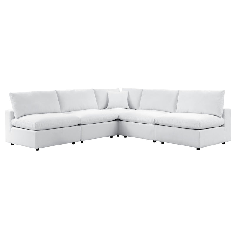 Commix 5-Piece Sunbrella Outdoor Patio Sectional Sofa by Modway