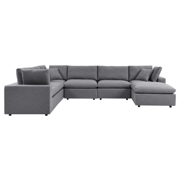 Commix 7-Piece Sunbrella Outdoor Patio Sectional Sofa by Modway