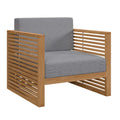 Carlsbad Teak Wood Outdoor Patio Armchair by Modway
